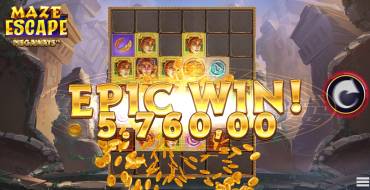 Maze Escape Megaways: Vincite