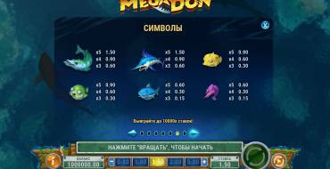 Mega Don: Tabella dei pagamenti