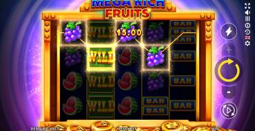 Mega Rich Fruits: Linee attive