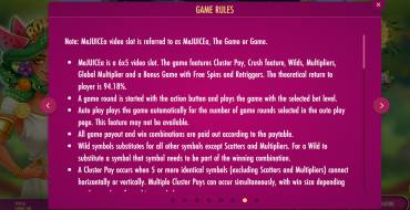 MeJUICEa: Regole