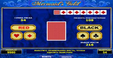 Mermaid's Gold: Gioco del rischio