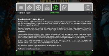 Midnight Rush: Regole
