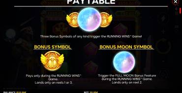 Moon of Ra: Simboli speciali