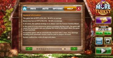More Turkey: Regole