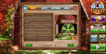 More Turkey: Giochi bonus