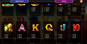 Mustang Spirit Cash Stacks: Tabella dei pagamenti