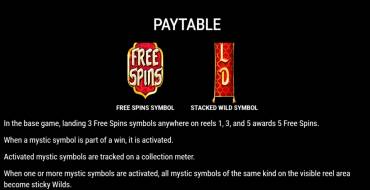 Mystic Genie: Giri gratis e/o respin