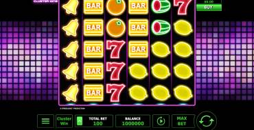 Neon Cluster Wins: Slot machine
