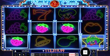 Night Club 81: Vincite