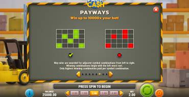Pack and Cash: Linee
