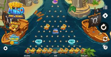 Pearl o’ Plinko – Fire & Bones: Interfaccia