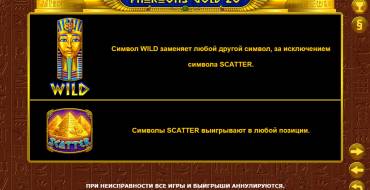 Pharaohs Gold 20: Regole
