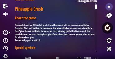 Pineapple Crush: Regole