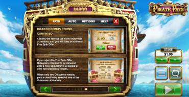 Pirate Pays Megaways: Giochi bonus