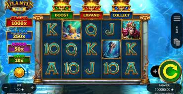 Power of Atlantis Trio: Slot machine
