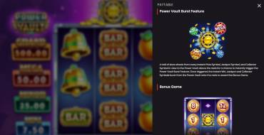 Power Vault: Giochi bonus