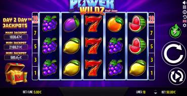 Power Wildz Fruit Saga: Interfaccia