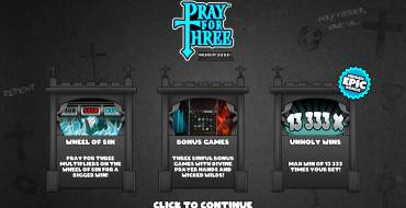 Pray For Three: Caratteristiche uniche