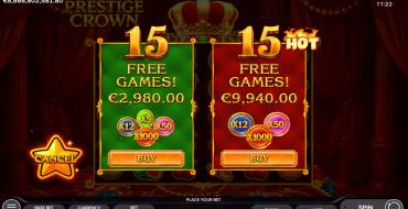 Prestige Crown: Giochi bonus