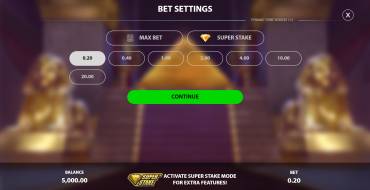 Pyramid Strike: Scommessa