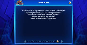 Quick Hit Blitz Blue: Regole