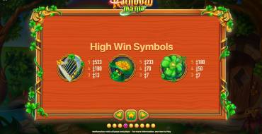 Rainbow Mania: Simboli principali
