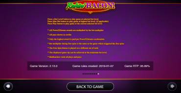 Rakin' Bacon: Regole