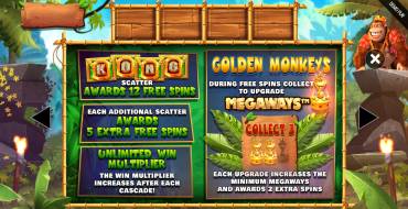 Return of Kong Megaways: Giri gratis e/o respin