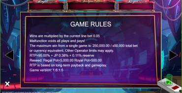 Rick and Morty Wubba Lubba Dub Dub Jackpot King: Regole