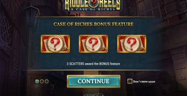 Riddle Reels: A Case of Riches: Tema