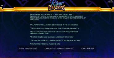 River Dragons: Regole