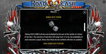 Road 2 Cash Dice: Giochi bonus