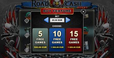 Road 2 Cash Dice: Caratteristiche uniche