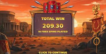 Roman Bonanza: Vincite