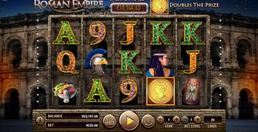 Roman Empire: Interfaccia dello slot