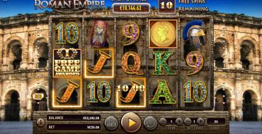 Roman Empire: Simboli scatter con bonus
