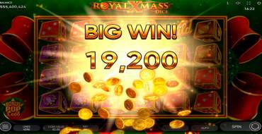 Royal Xmass Dice: Vincite