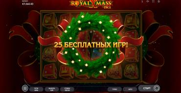 Royal Xmass Dice: Giri gratis e/o respin