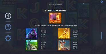 Rumble Rhino Megaways: Tabella dei pagamenti
