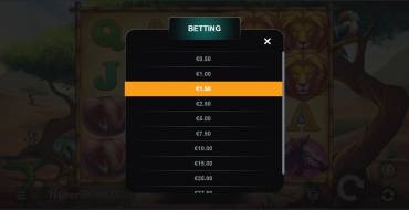 Safari Chase: Scommesse