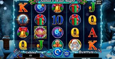 Santa's Wild Night: Slot machine