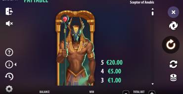 Scepter of Anubis: Tabella dei pagamenti