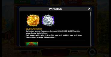 Silver and Gold Mine: Simboli speciali