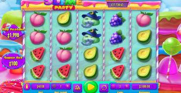Slime Party: La schermata principale