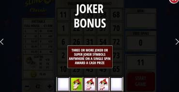 Slingo Classic 20th Anniversary: Giochi bonus