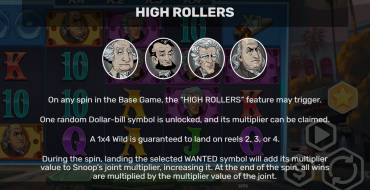 Snoops High Rollers: Caratteristiche uniche