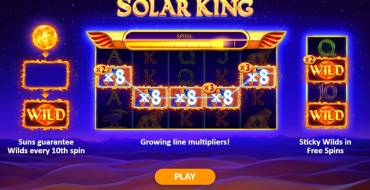 Solar King: Caratteristiche uniche