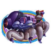 Space Goonz: Mostro viola Simbolo potenziato
