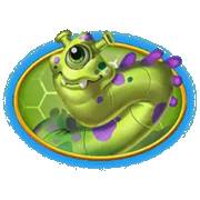 Space Goonz: Simbolo del mostro verde