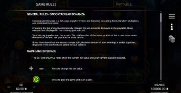 Spooktacular Bonanza: Regole